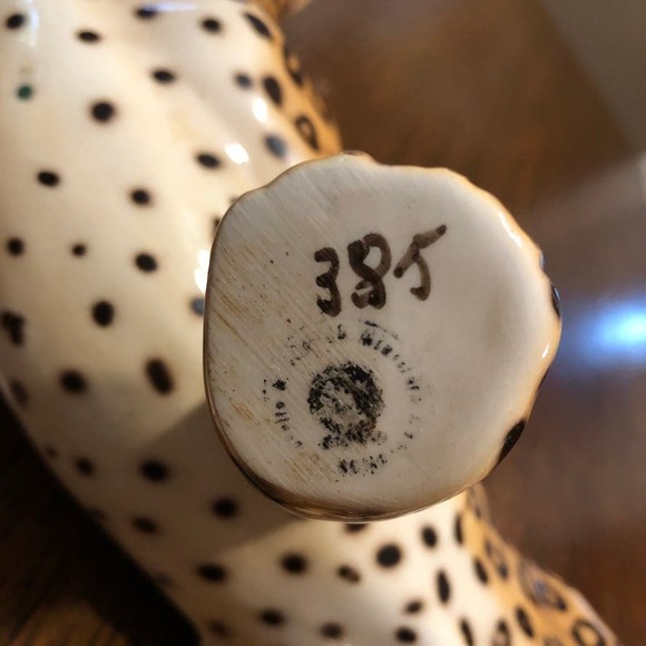 Mid Century Italian Large Ronzan Leopard Sculpture Animal Figurine - Picture 8 of 10